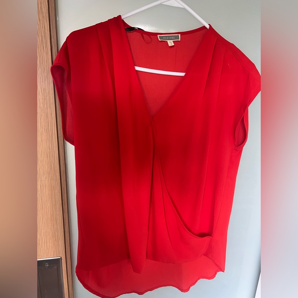 Pleione Red Blouse